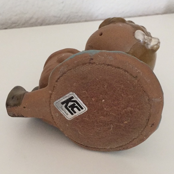 Vintage KIC Japan Ceramic Vase Planter Figurine - Picture 9 of 14